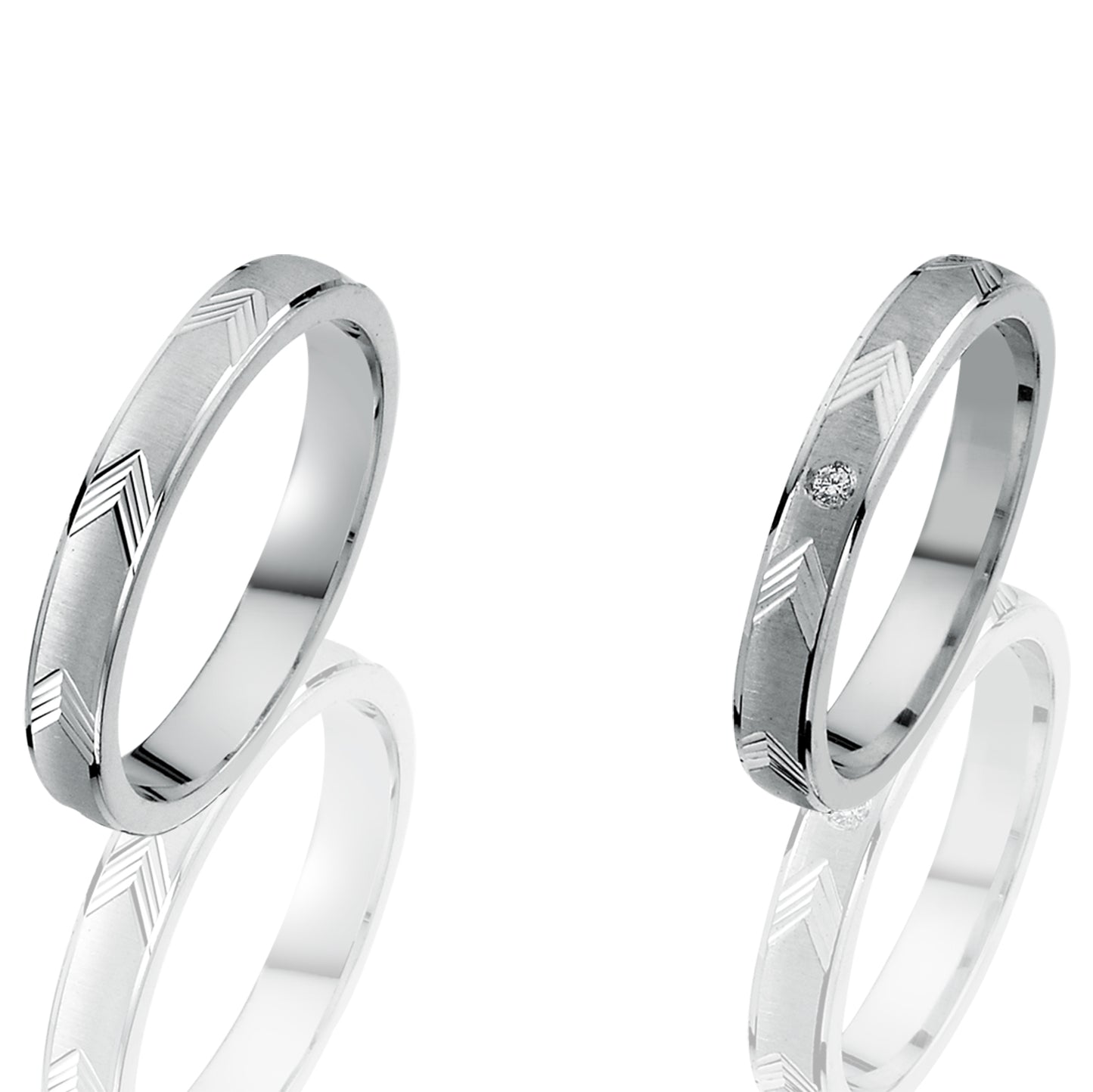 Zitus Partnerring-Set mit Handschriftgravur