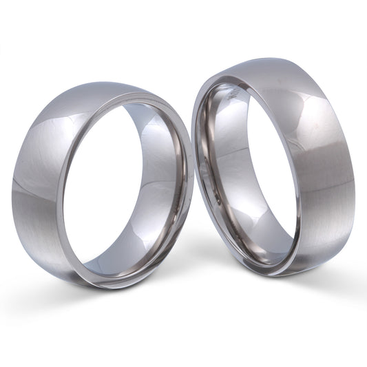 Nizza Partnerring-Set mit Lasergravur