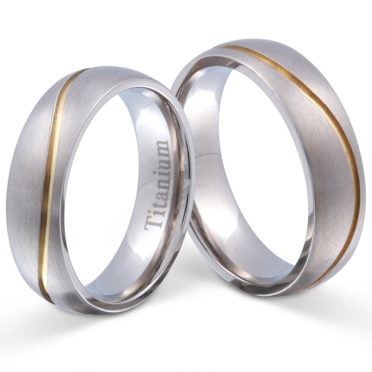 Havanna Partnerring-Set mit Lasergravur