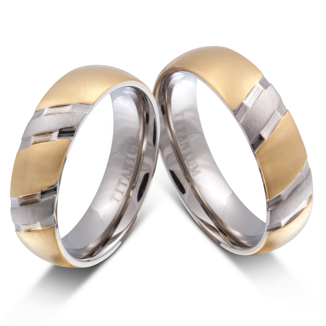 Palermo Partnerring-Set mit Handschriftgravur