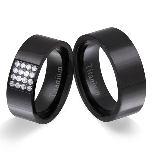 Laguna Partnerring-Set mit Handschriftgravur