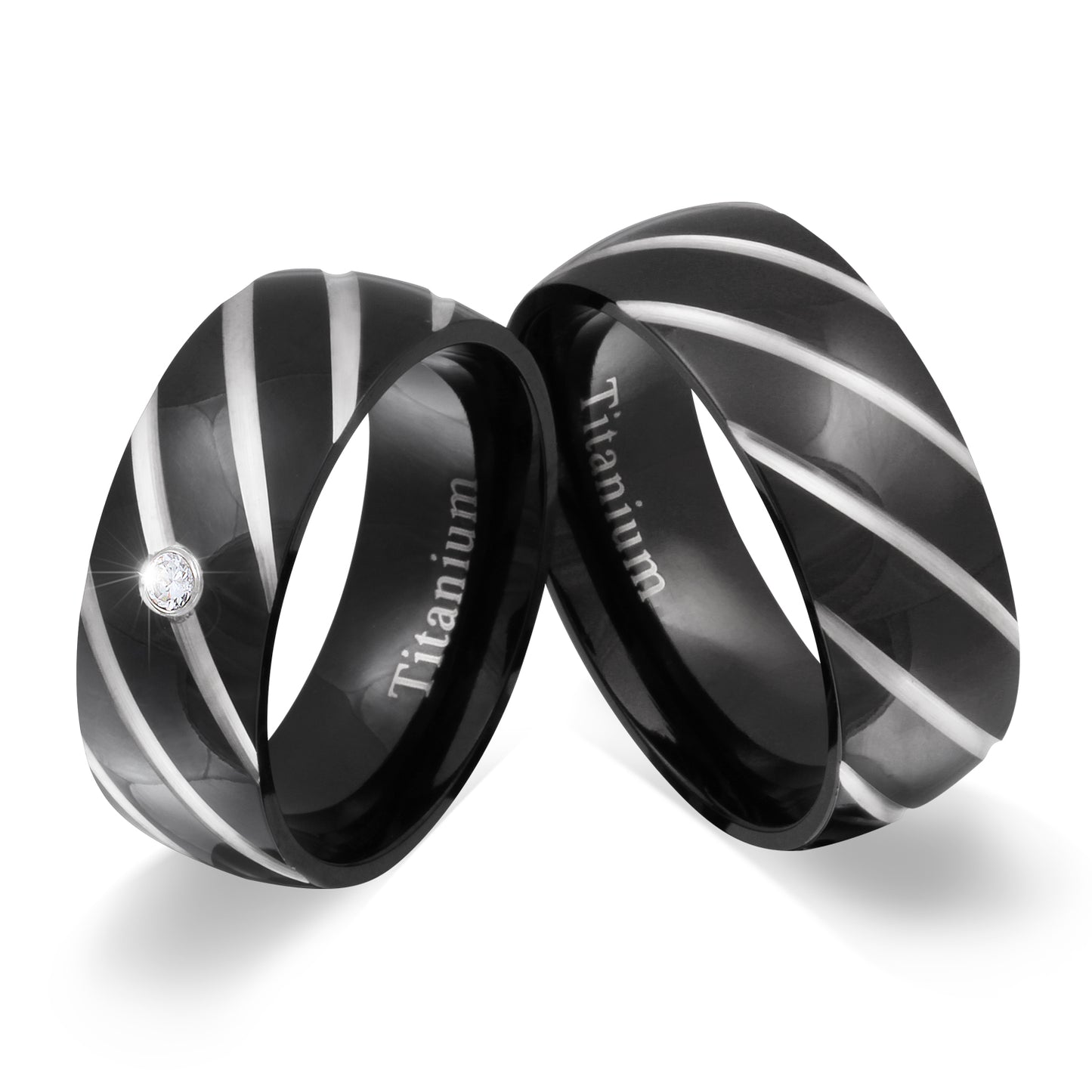 Amfora Partnerring-Set mit Lasergravur