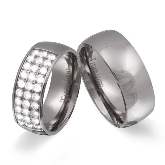 Regnum Partnerring-Set mit Handschriftgravur