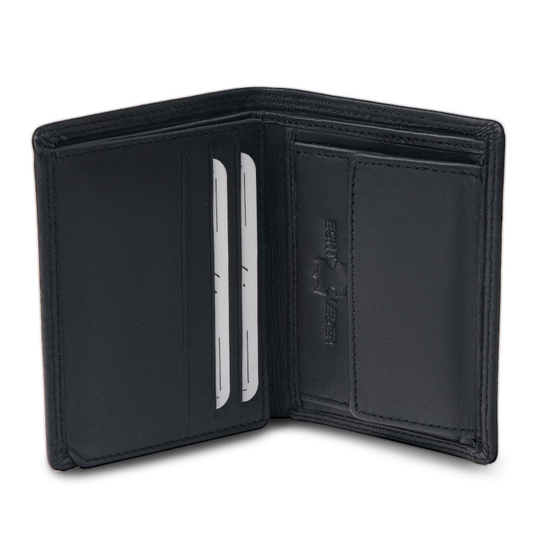 Brieftasche aus Rindleder mit kostenloser Gravur für Herren