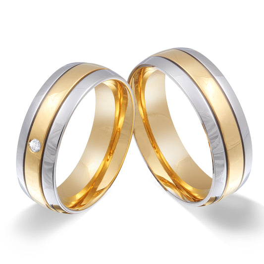 Asilar Partnerring-Set mit Handschriftgravur