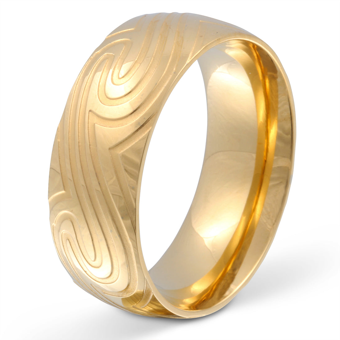 Golden Wave Ring