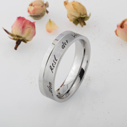 Kolita Ring mit Handschriftgravur