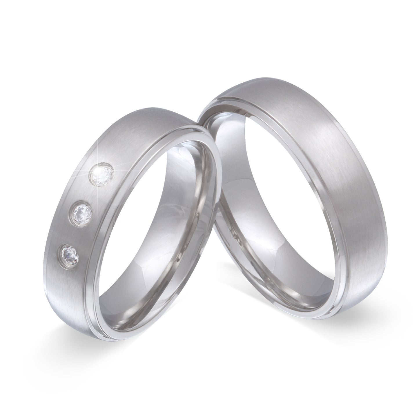 Chiara Partnerring-Set mit Handschriftgravur