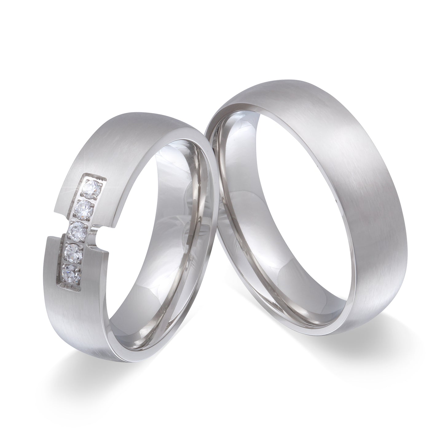Casira Partnerring-Set mit Lasergravur