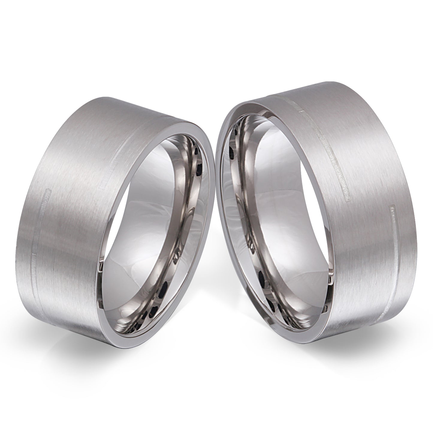 Loire Partnerring-Set mit Lasergravur