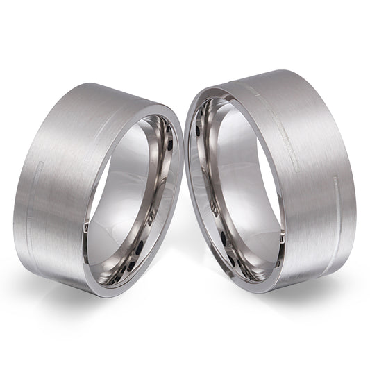 Loire Partnerring-Set mit Handschriftgravur