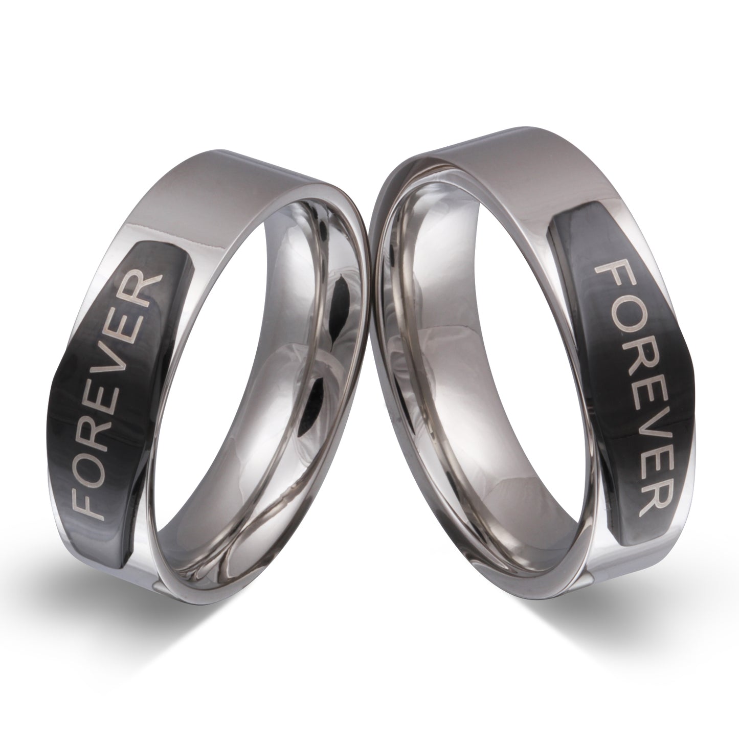 Loran Partnerring-Set mit Handschriftgravur