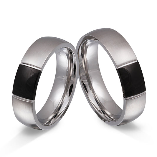 Raval Partnerring-Set mit Lasergravur