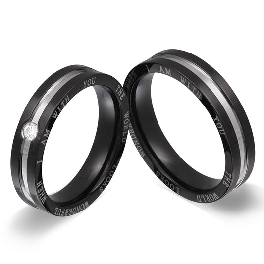 Harmony Partnerring-Set mit Lasergravur