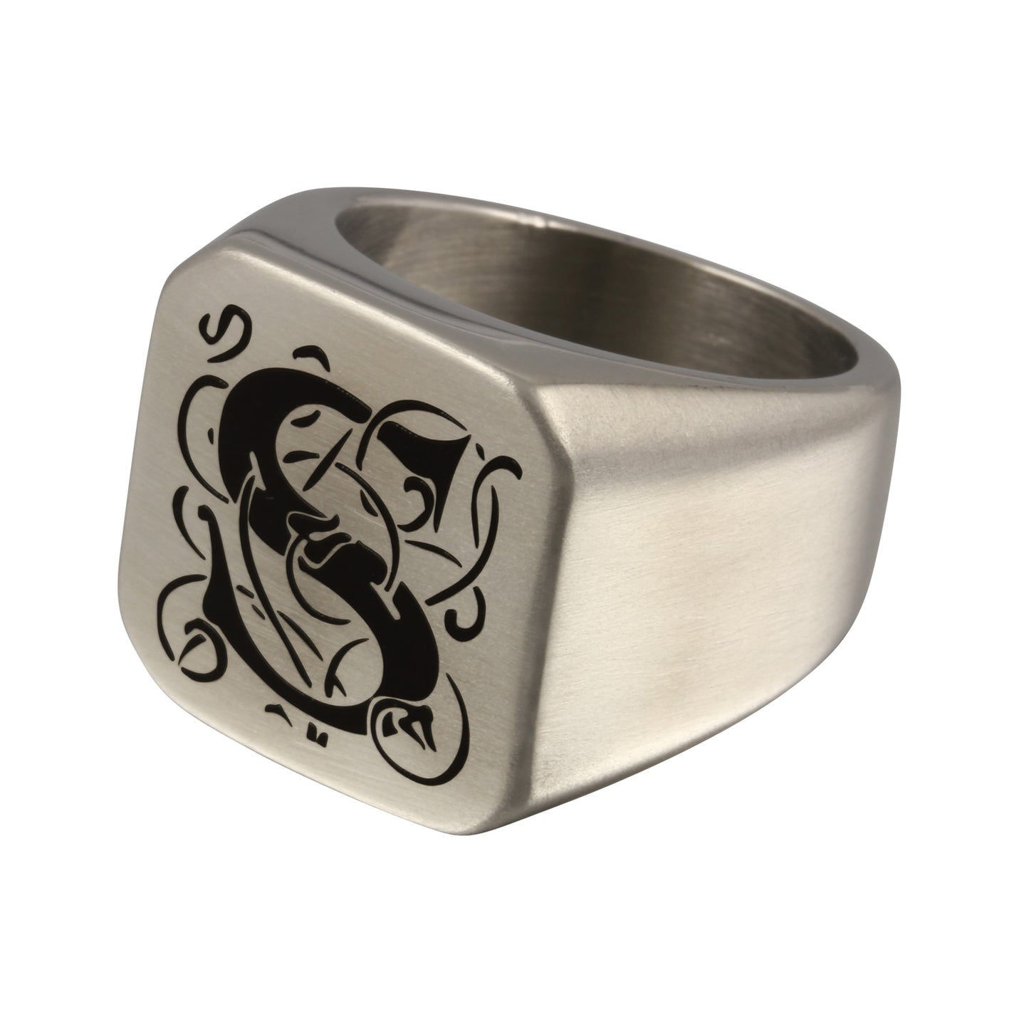Barnabas Ring mit Lasergravur
