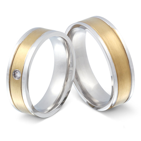 Lucy Partnerring-Set mit Handschriftgravur