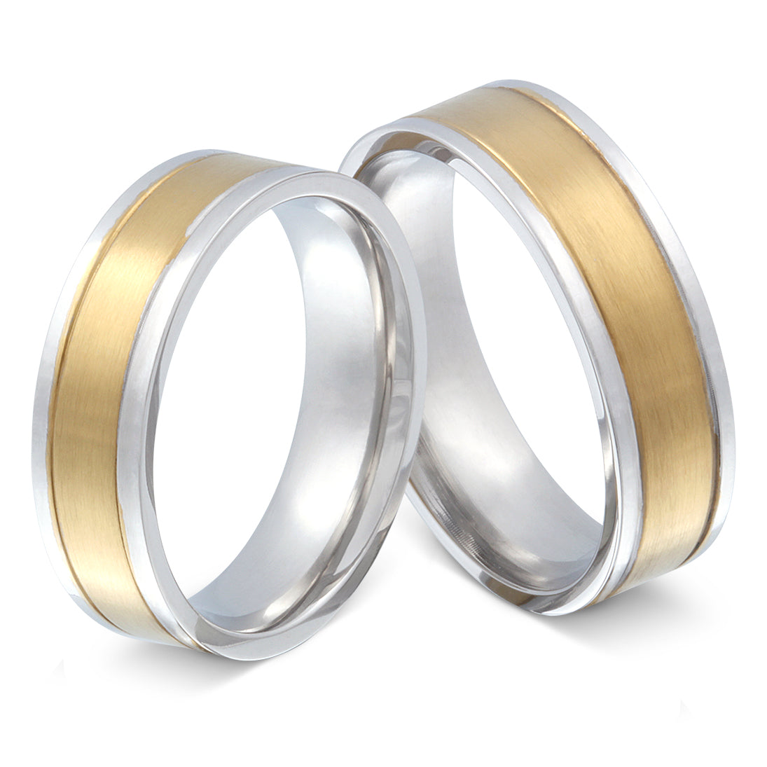 Lucy Partnerring-Set mit Lasergravur