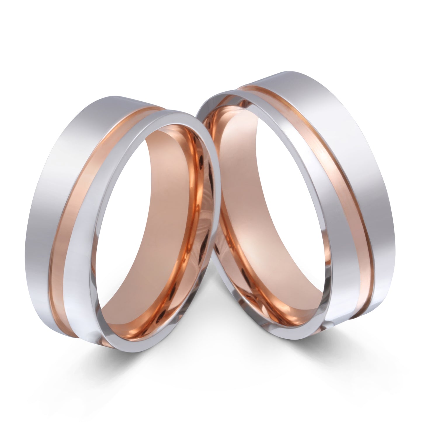 Reina Partnerring-Set mit Lasergravur