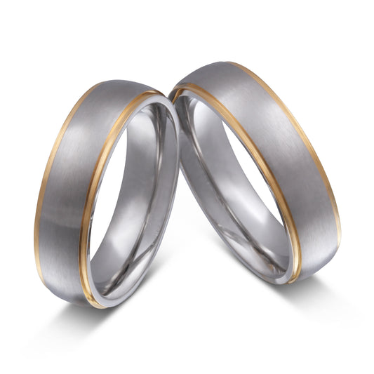 Majesto Partnerring-Set mit Handschriftgravur