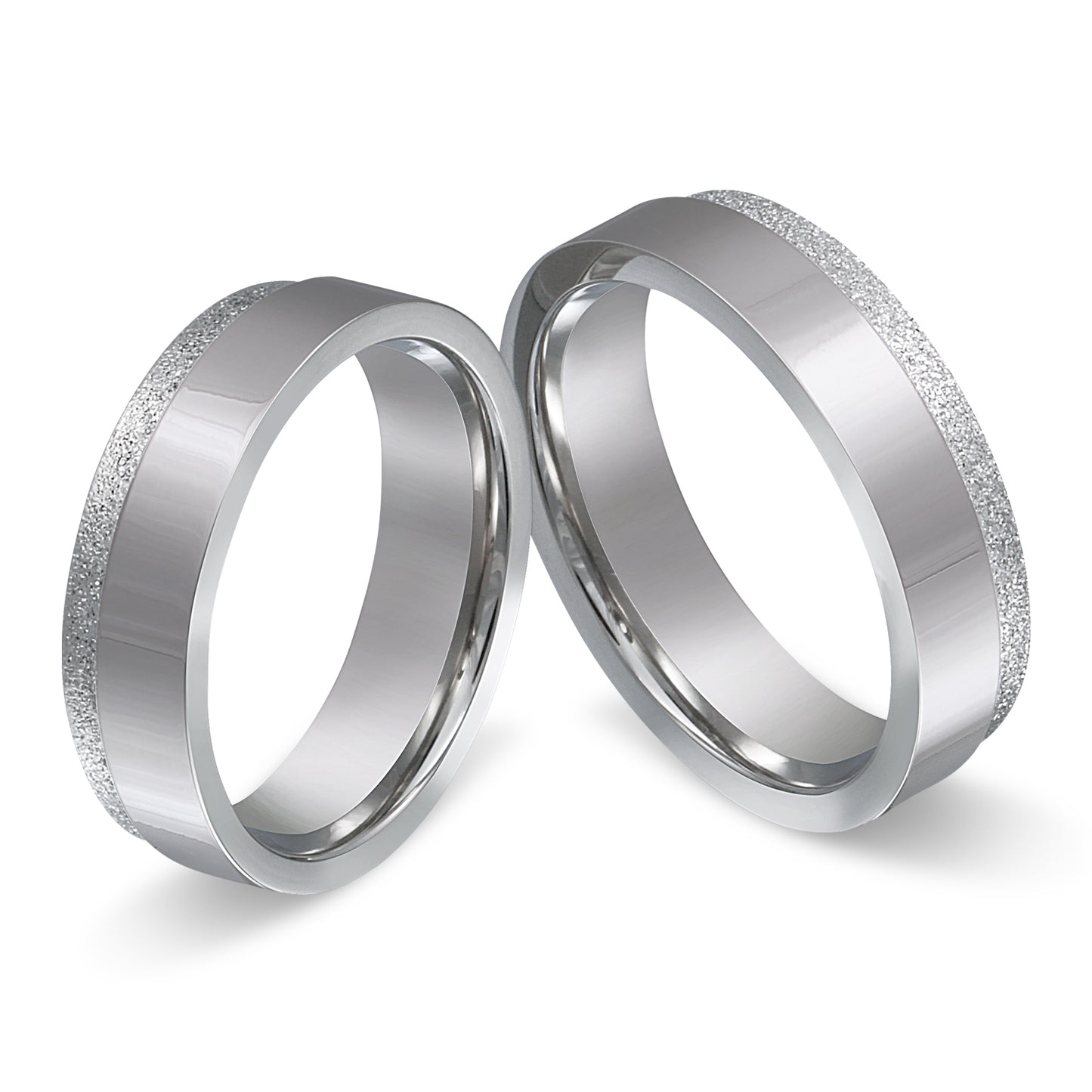 Ozmuro Partnerring-Set mit Handschriftgravur