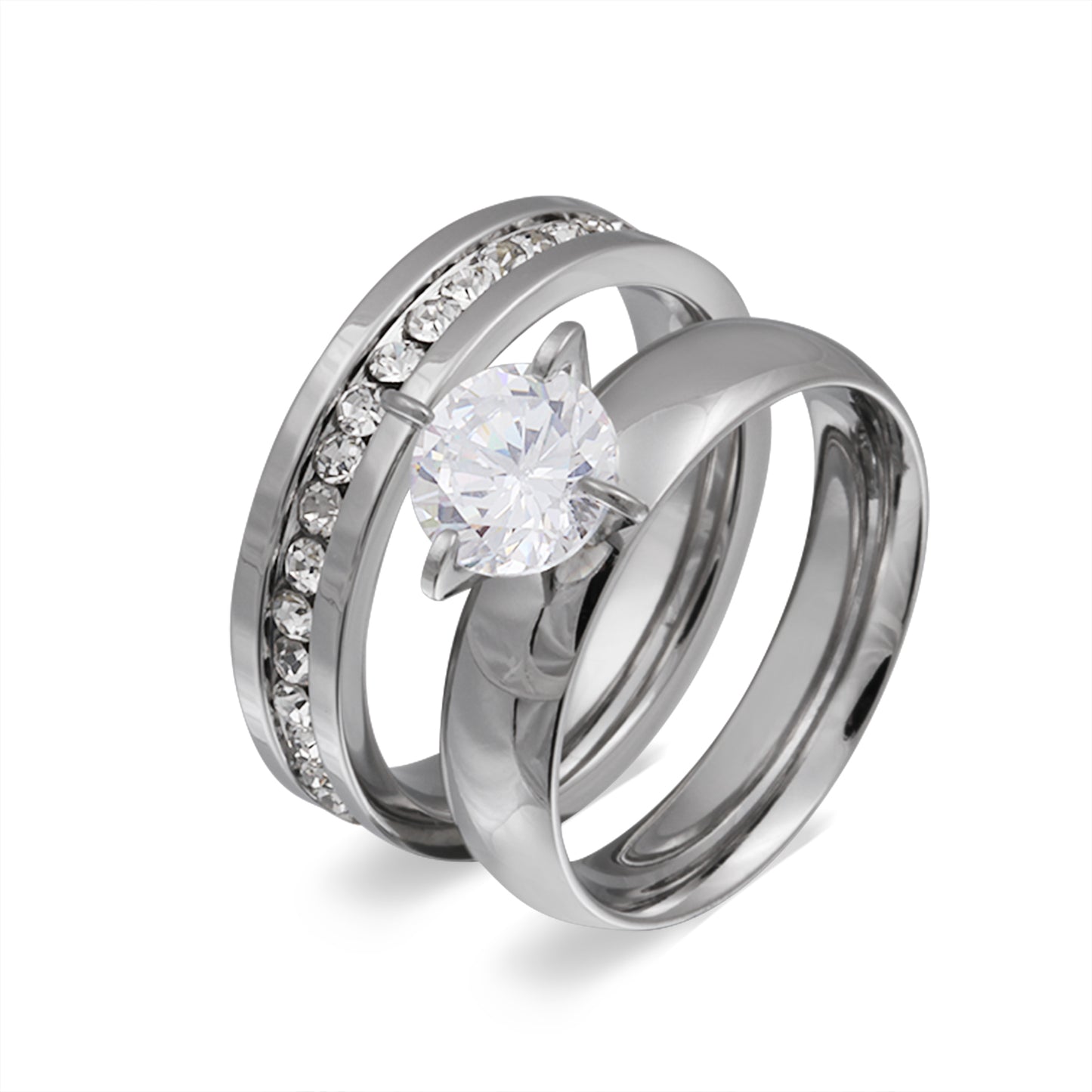 Faramir Partnerring-Set mit Lasergravur