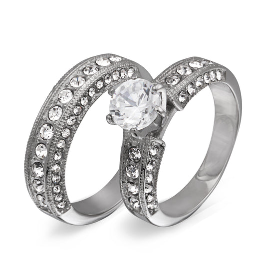 Ingold Partnerring-Set mit Handschriftgravur