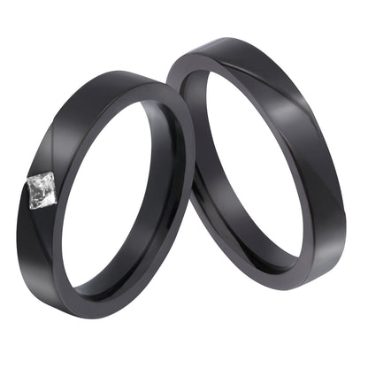 Darkly Ring mit Lasergravur