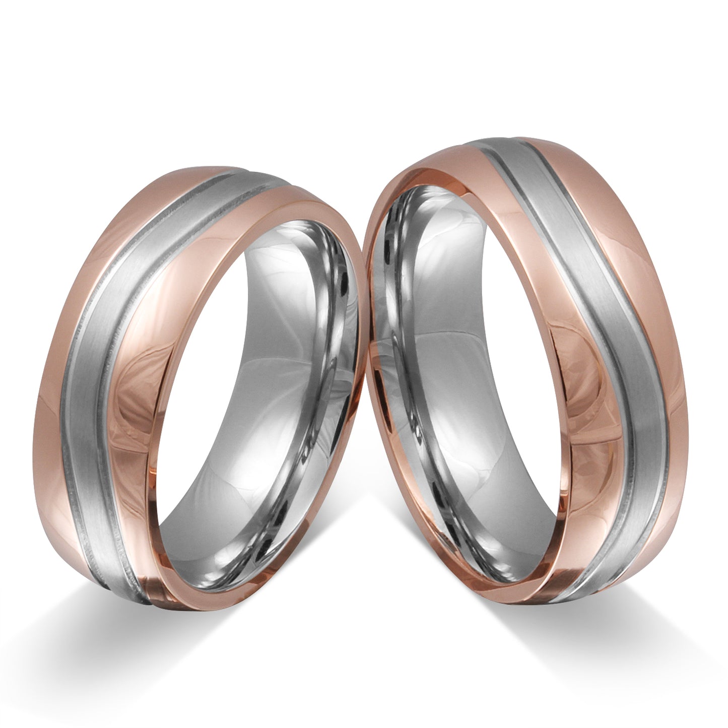 Ginevera Partnerring-Set mit Handschriftgravur