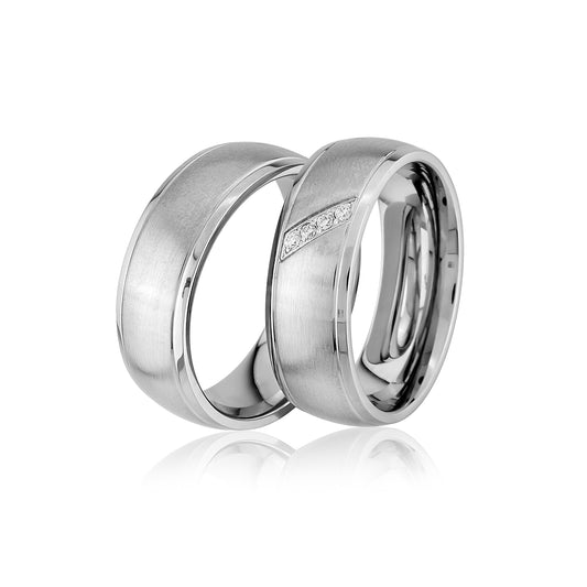 SweetSpot Partnerring-Set mit Lasergravur