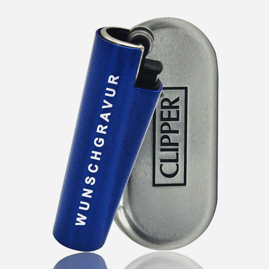 Clipper Feuerzeug mit Gravur – Personalisierbares Geschenk für Männer & Frauen – Individuelles Feuerzeug als Geburtstagsgeschenk, Jahrestag