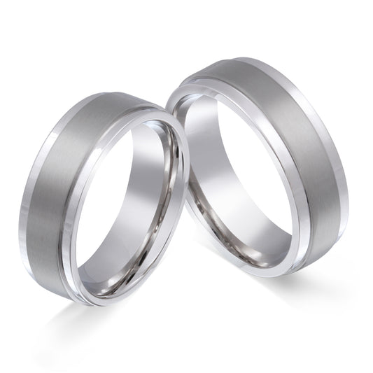 Lamia Partnerring-Set mit Handschriftgravur