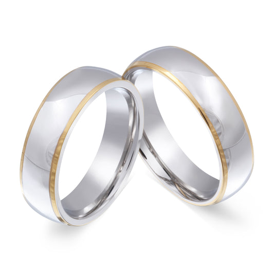 Dosgolda Partnerring-Set mit Handschriftgravur