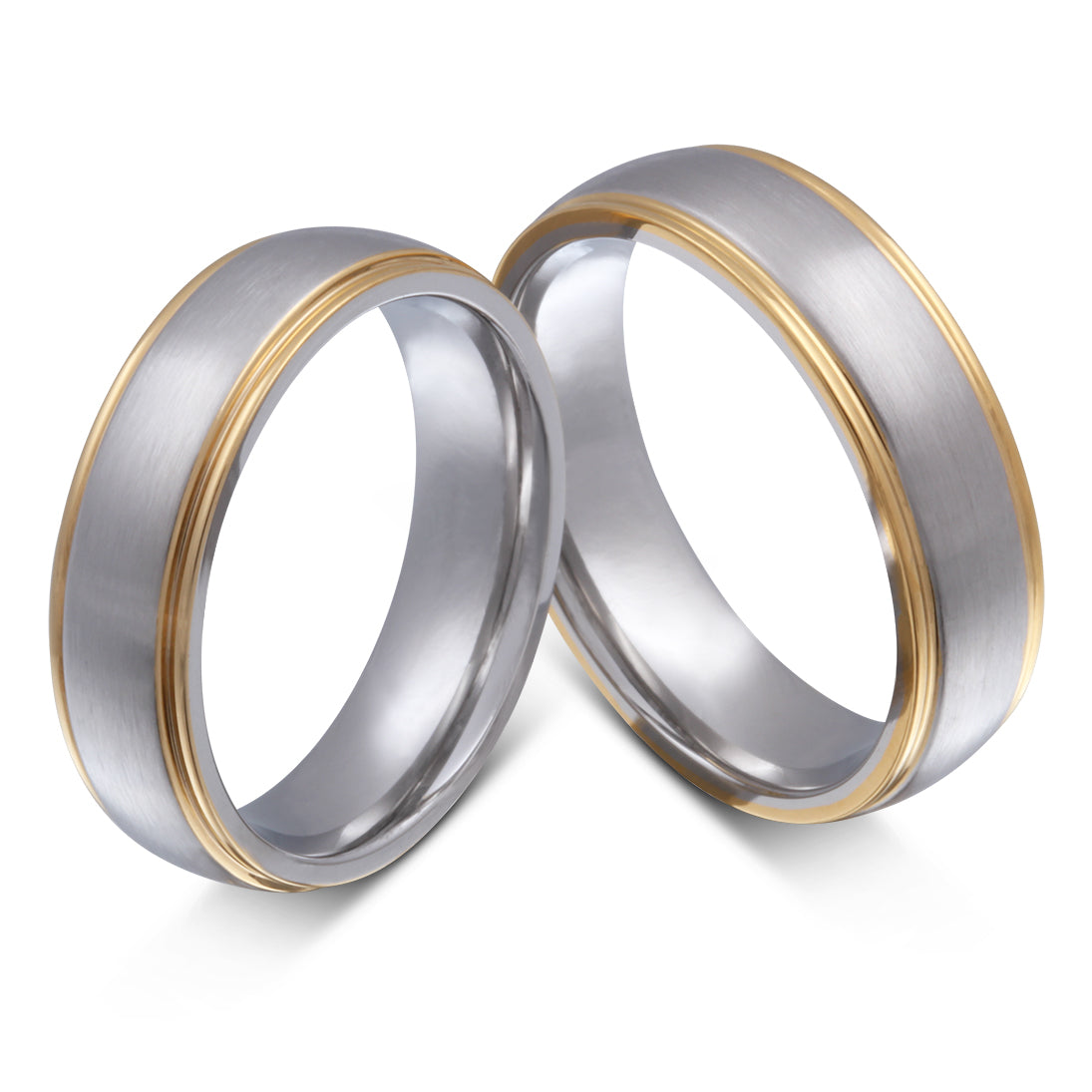 Luigi Partnerring-Set mit Lasergravur