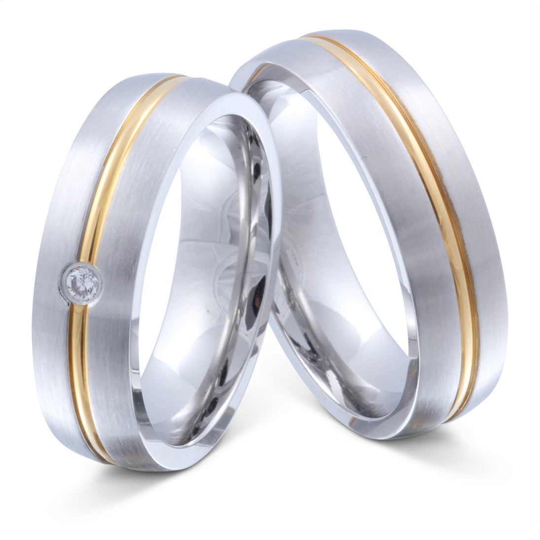 OneLine Partnerring-Set mit Handschriftgravur