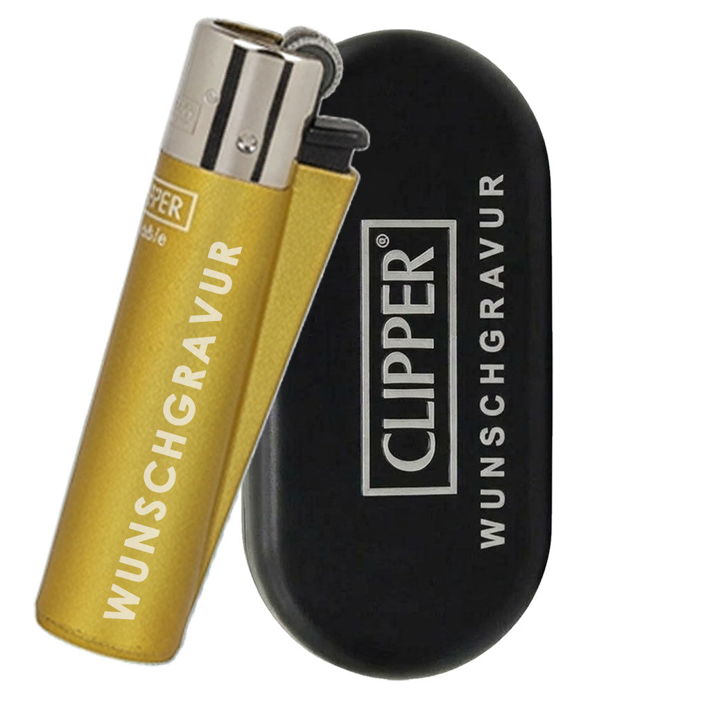 Clipper Crystal Rainbow Feuerzeug mit Gravur