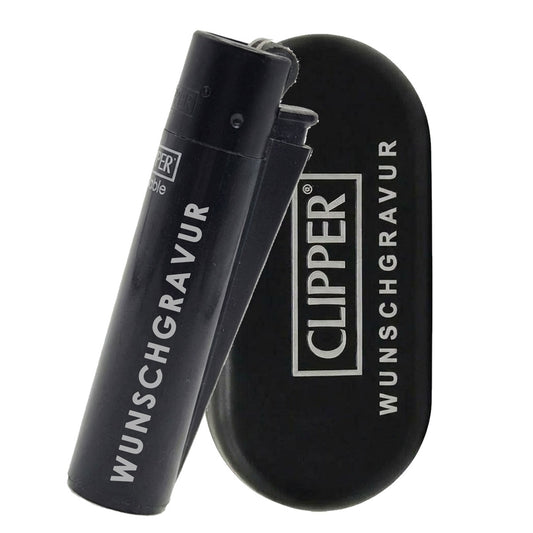 Clipper Feuerzeug Solid mit Gravur