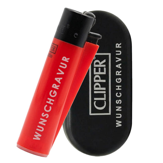 Clipper Feuerzeug Solid mit Gravur
