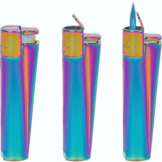 Clipper Jet Flame ICY Feuerzeug mit Gravur