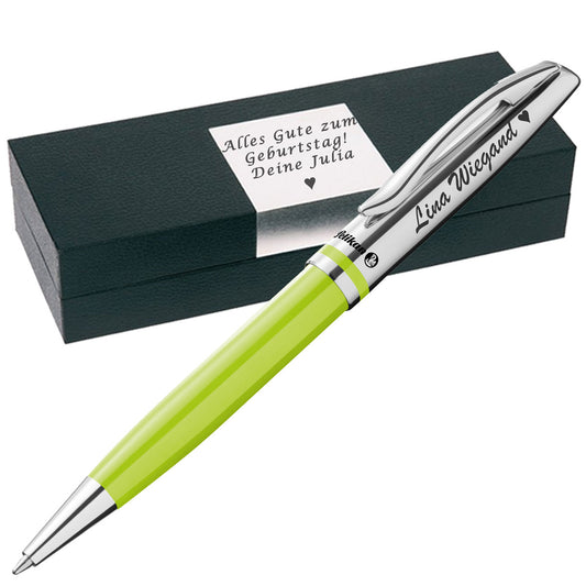 Pelikan Kugelschreiber Jazz K35 Classic Lemon mit Gravur Geschenkbox personalisiert inklusive
