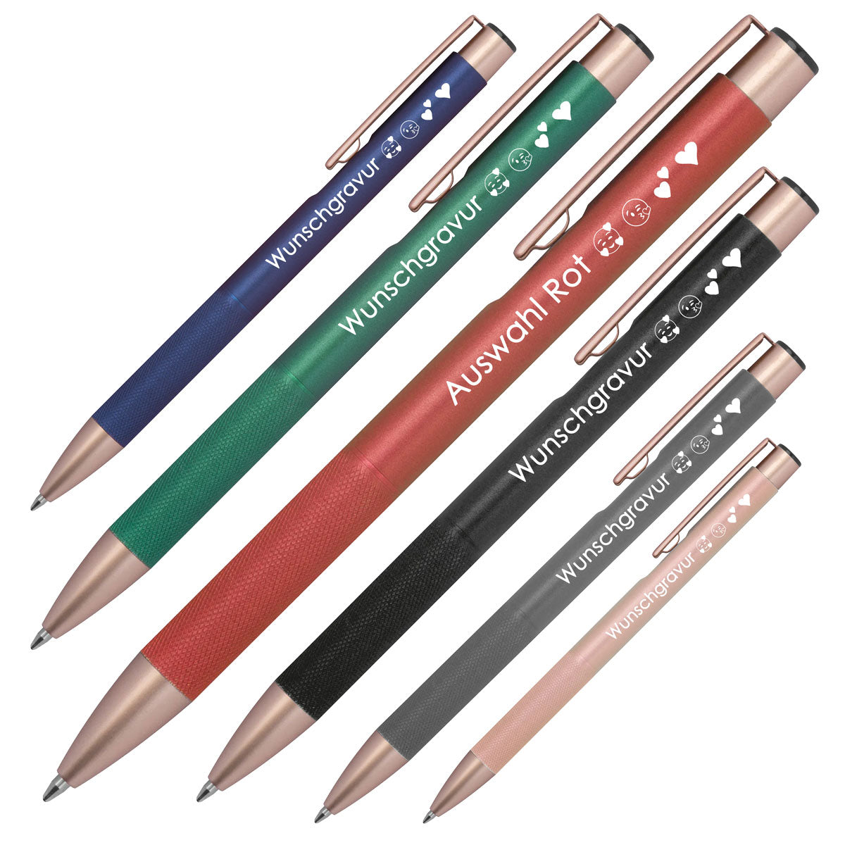 Recycelter Kugelschreiber NATASHA mit Gravur