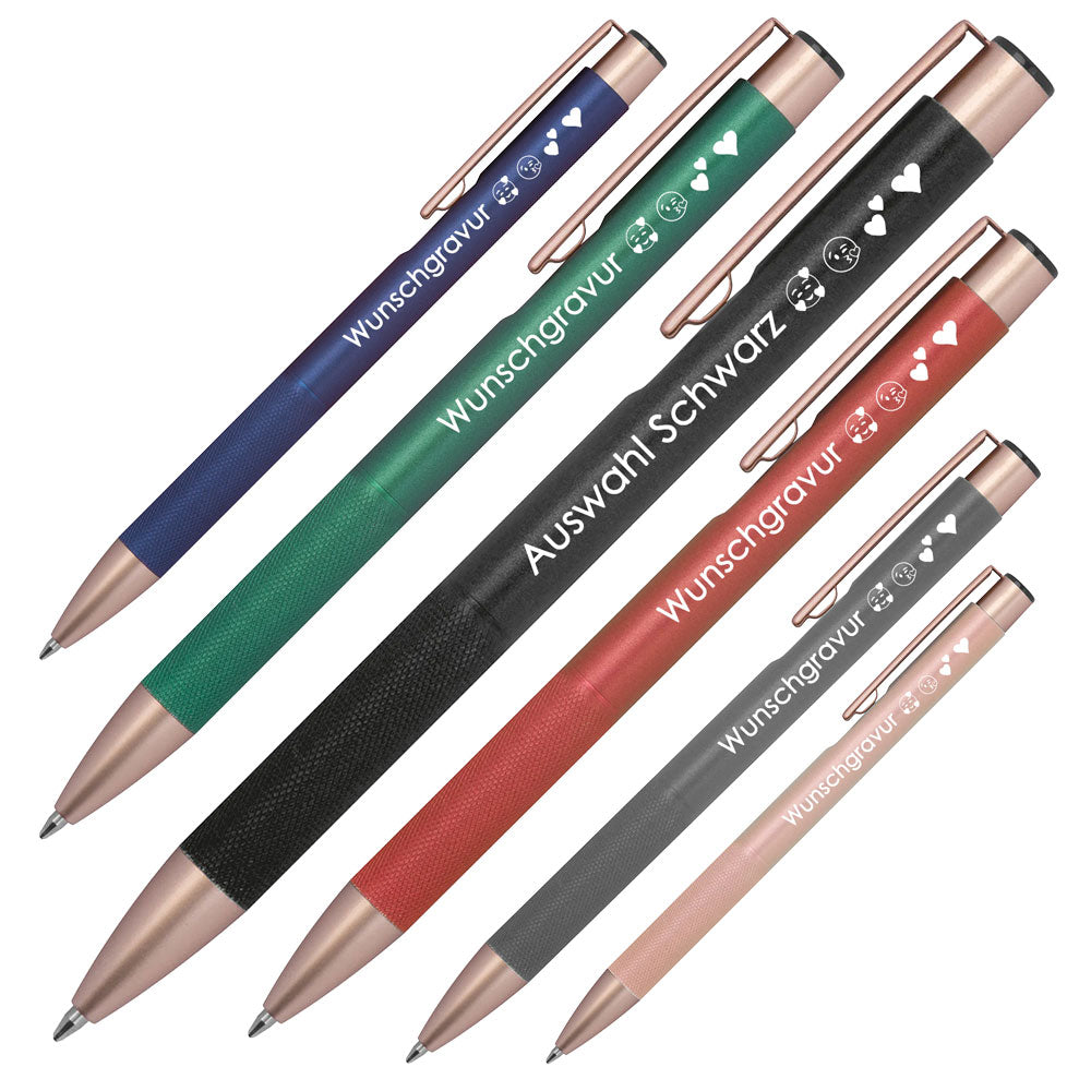 Recycelter Kugelschreiber NATASHA mit Gravur