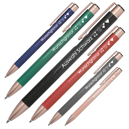 Recycelter Kugelschreiber NATASHA mit Gravur