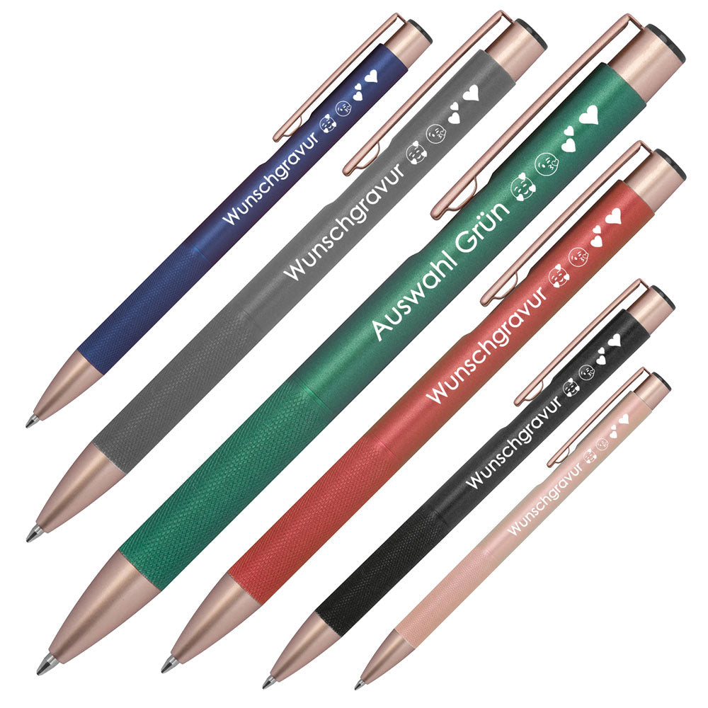 Recycelter Kugelschreiber NATASHA mit Gravur