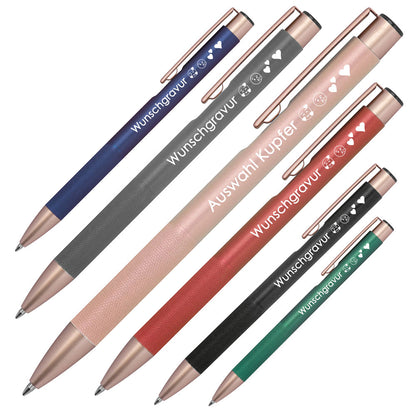 Recycelter Kugelschreiber NATASHA mit Gravur