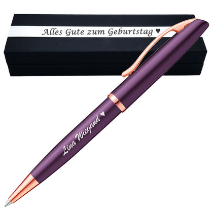 Pelikan Jazz K36 Noble Elegance Viola Kugelschreiber mit Gravur & Geschenkbox
