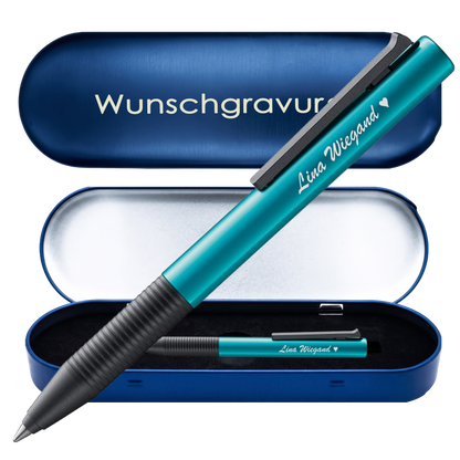 LAMY tipo AL/K Tintenroller mit Gravur | Aluminium | inkl. Geschenkbox mit Gravur – PS490PSBox8