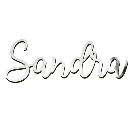 Schriftzug Namensschild, Kinderzimmer, Geschenk Holzname als Gastgeschenk, Sitzordnung aus Holz frei individualisierbar, Spiegelacryl