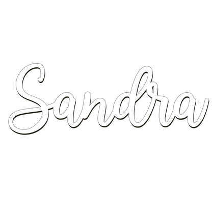 Schriftzug Namensschild, Kinderzimmer, Geschenk Holzname als Gastgeschenk, Sitzordnung aus Holz frei individualisierbar, Spiegelacryl