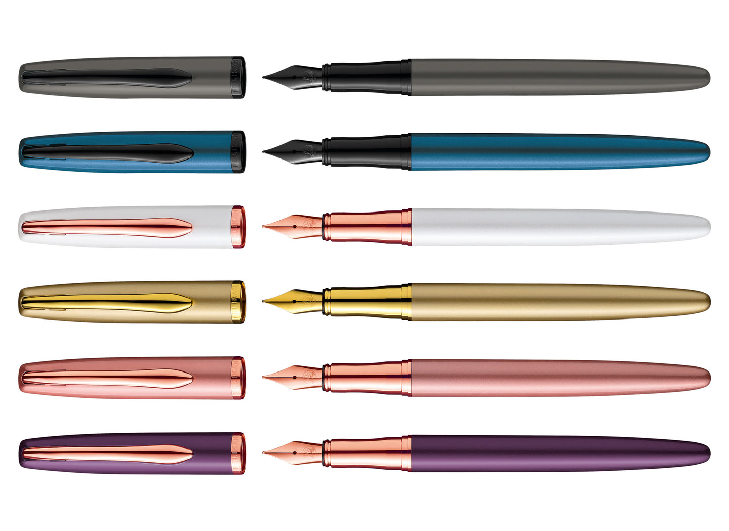 Pelikan Jazz Noble Elegance Füllhalter Viola horizontal offen