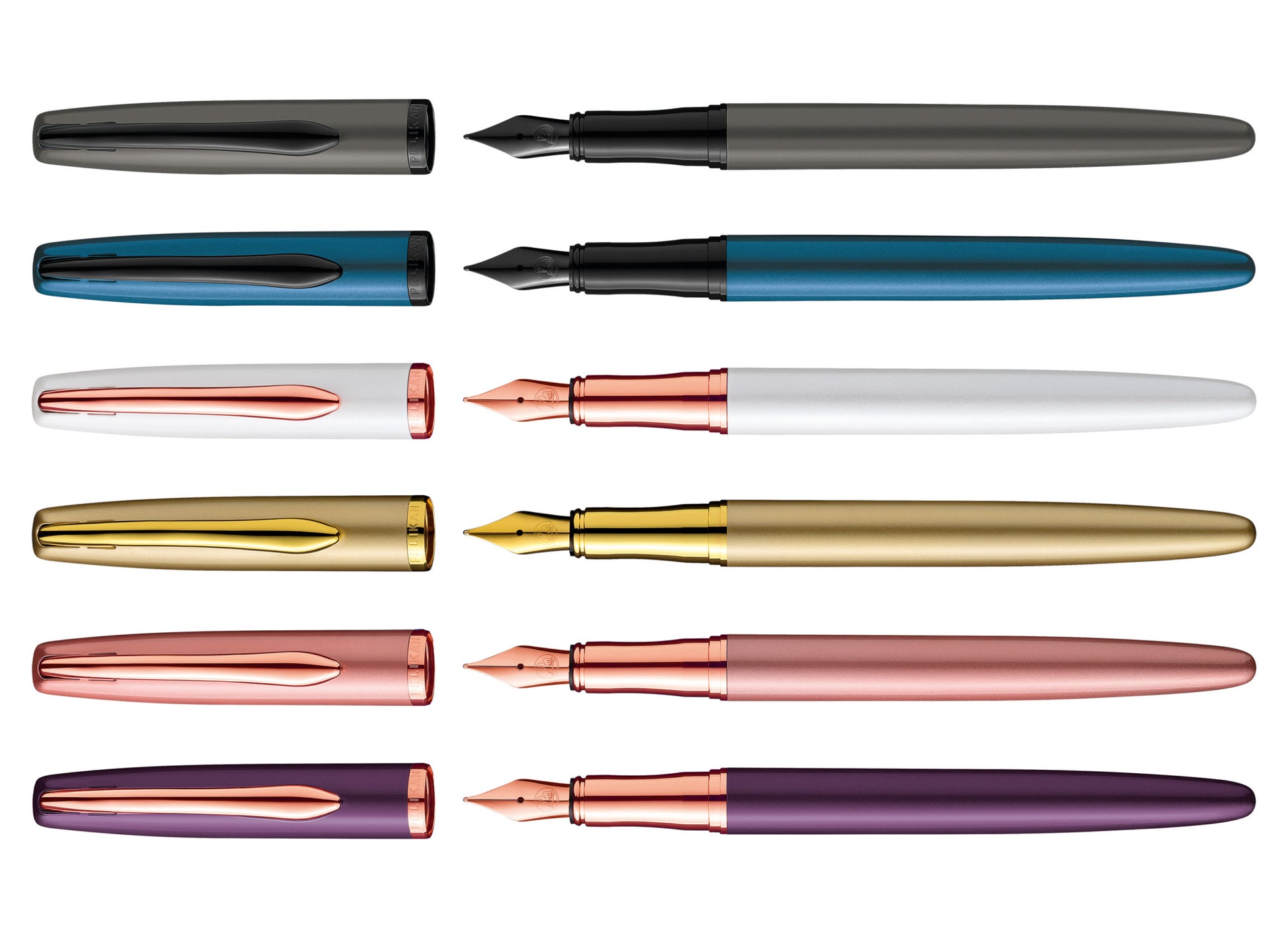 Pelikan Jazz Noble Elegance Füllhalter Viola horizontal offen